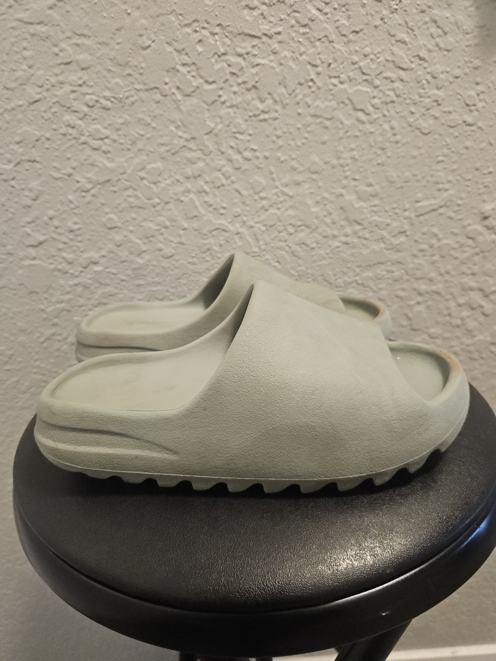 Adidas Yeezy Slide Slate Marine Light Green Womens Size 5
